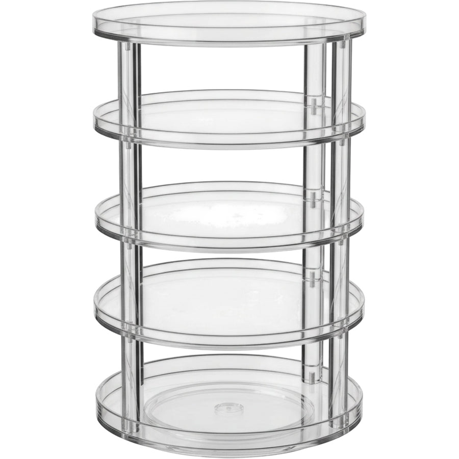 Fablev Rotating Clear Acrylic Makeup Organizer Tall
